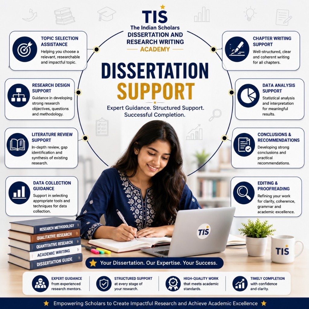 Dissertation / Thesis Support framework infographic